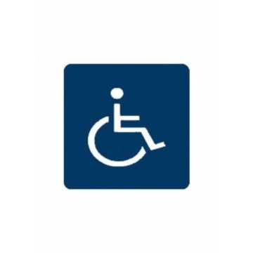 Señal Económica Definitiva Minusválidos M-1, 50x50cm