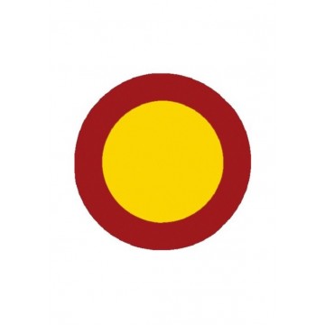 Señal Obra Económica Circulación Prohibida TR-100, 50cm.