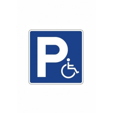 Señal Económica Parking Minusválidos M-2, 50x50cm