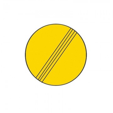 Señal Obra Económica Fin de Prohibiciones TR-500, 50cm.