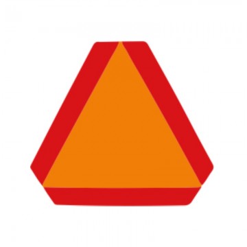 Placa Vehículo lento 365 mm lado Aluminio, Reflex N2