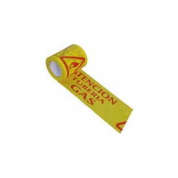 Rollo de cinta señalizacion 15 cmsx200m. GAS ref.1574