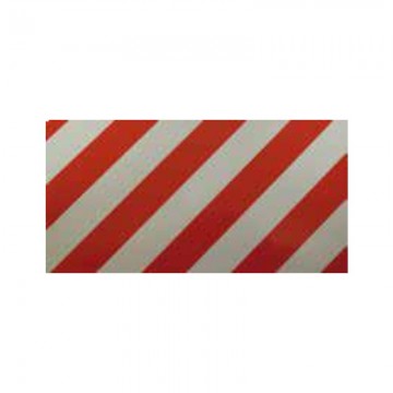 Espumas protectoras planas garaje de foam Rojo/Blanco 50x25x2.5 cm