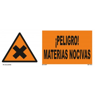 Señal: ¡Peligro! Materias nocivas