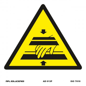 Señal: ¡Peligro! Cortes de manos