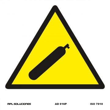 Señal: ¡Atención! Aire comprimido