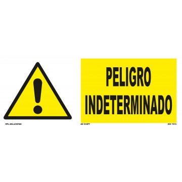 Señal: Peligro indeterminado