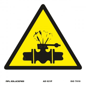 Señal: ¡Atención! Alta presión