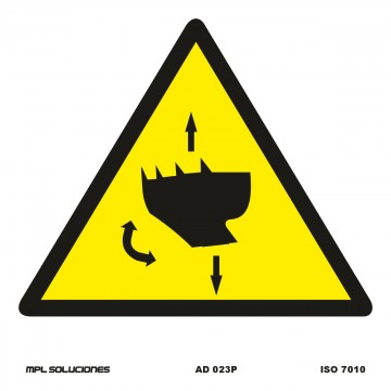 Señal: Mantenerse alejado del sistema articulado