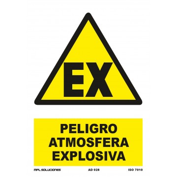 Señal: Peligro, atmósfera explosiva
