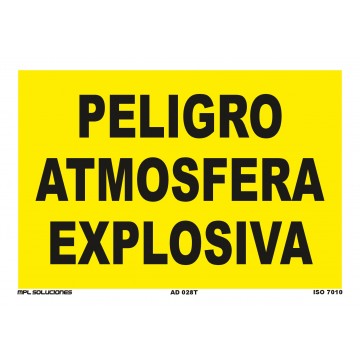 Señal: Peligro, atmósfera explosiva