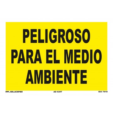 Señal: Peligroso para el medio ambiente