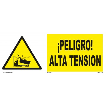 Señal: Peligro alta tensión