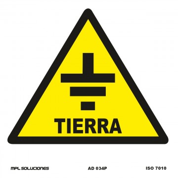 Señal: Atención puesta tierra