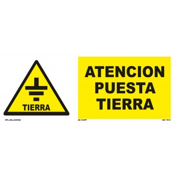 Señal: Atención puesta tierra