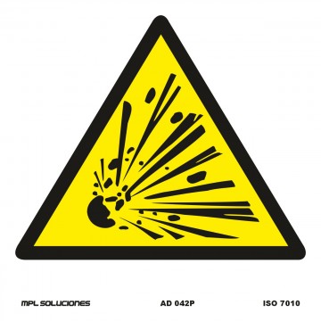 Señal: Peligro de explosión