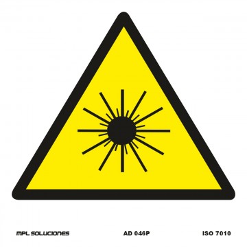 Señal: ¡Peligro! Radiaciones láser