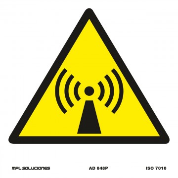 Señal: ¡Peligro! Campo magnético