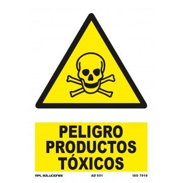 Señal: Peligro productos tóxicos