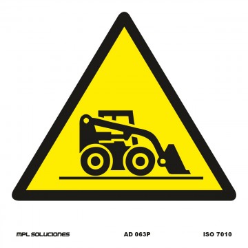 Señal: ¡Peligro! Maquinaria en movimiento