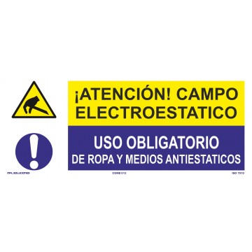 Señal: Campo Electro Estático - Uso De Ropa Y Medios Antiestáticos