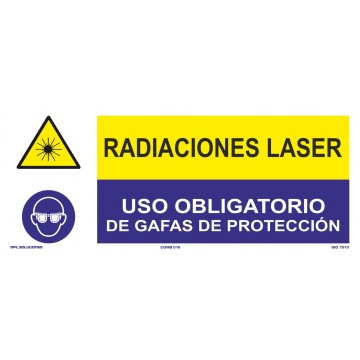 Señal: Radiaciones Láser - Gafas De Protección