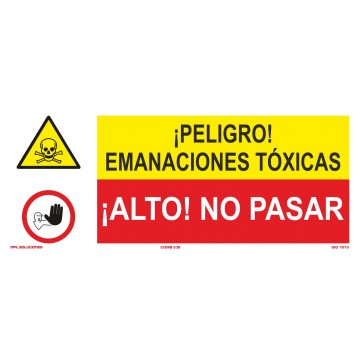 Señal: Emanaciones Tóxicas - No Pasar