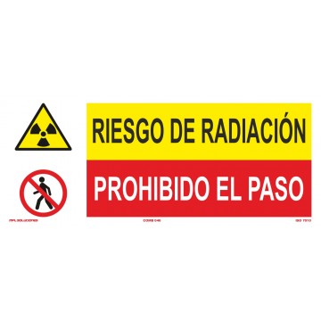 Señal: Riesgo De Radiación - Prohibido El Paso