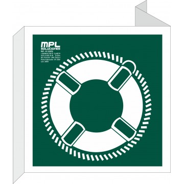 Banderola Cuadrada: Salvavidas