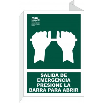 Banderola: Presionar la barra para salir