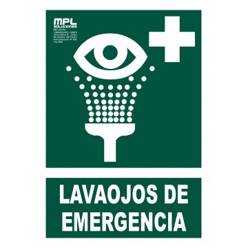 Señal: Lavaojos de emergencia