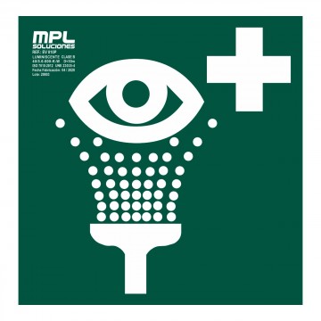 Señal: Lavaojos de emergencia