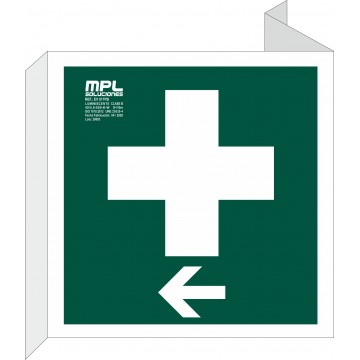 Banderola Cuadrada: Clínica izquierda