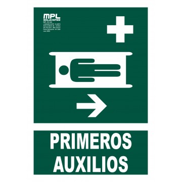 Señal: Primeros auxilios derecha