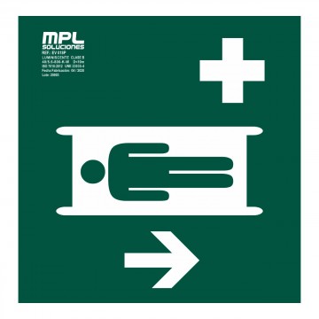 Señal: Primeros auxilios derecha