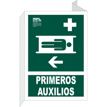 Banderola: Primeros auxilios izquierda