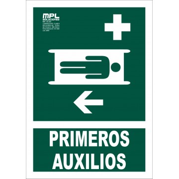 Señal: Primeros auxilios izquierda