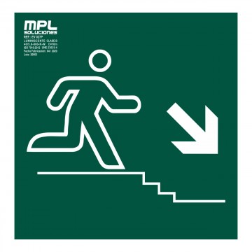 Señal: Bajada escalera derecha