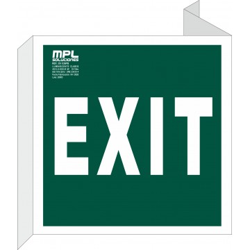 Banderola Cuadrada: Exit