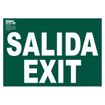 Señal: Salida / Exit
