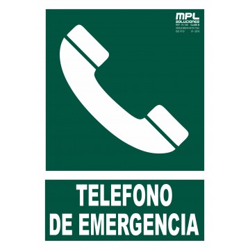 Señal: Teléfono de Emergencia