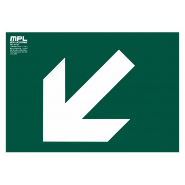 Señal: Flecha Izquierda Abajo