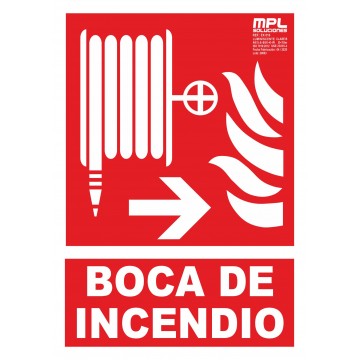 Señal: Manguera derecha