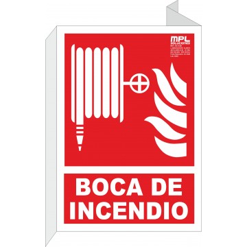 Banderola: Manguera abajo