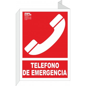 Banderola: Teléfono de emergencia