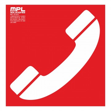 Señal cuadrada: Teléfono de emergencia