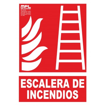Señal: Escalera de incendios