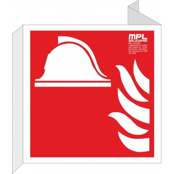 Banderola cuadrada: Equipo y conjunto de lucha contra incendios