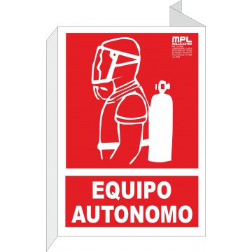 Banderola: Equipo autónomo contra incendios