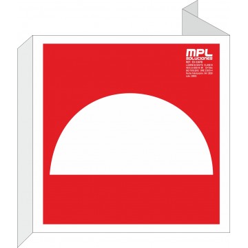 Banderola cuadrada: Campana